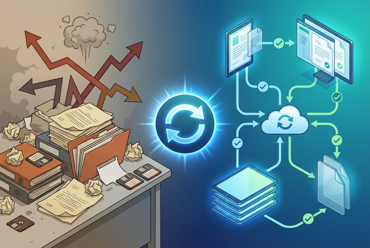 Transformation from chaotic outdated documentation to organized auto-updating help center